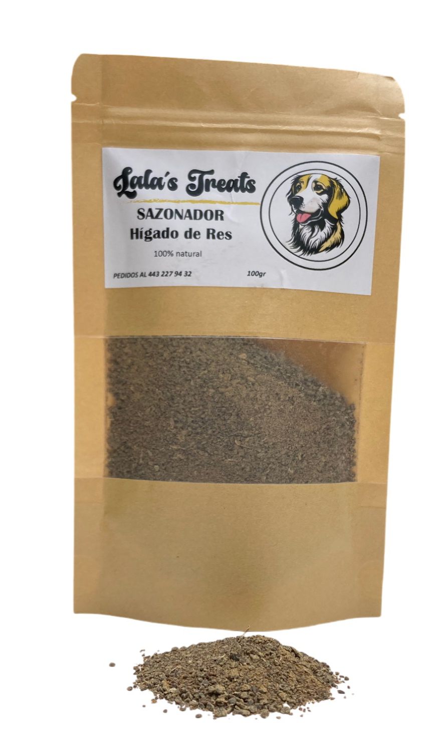 sazonador de croquetas para mascota de hígado de res